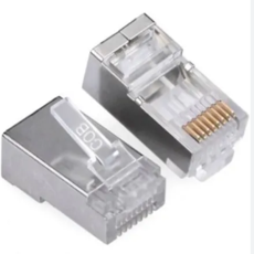 Conector Rj45 Cat5/Cat6 - Macho Blindado