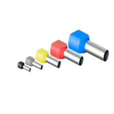 Terminal Pino Tubular Duplo Isolado