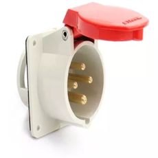 Tomada Ind. Macho Embutir 380V Ip44 E Ip67
